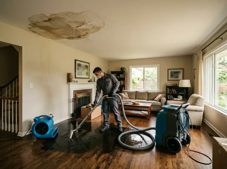 attic-pipe-burst-ceiling-drip-008 — frequently asked questions, Water Damage Restoration & Carpet Care in Friendly, MD